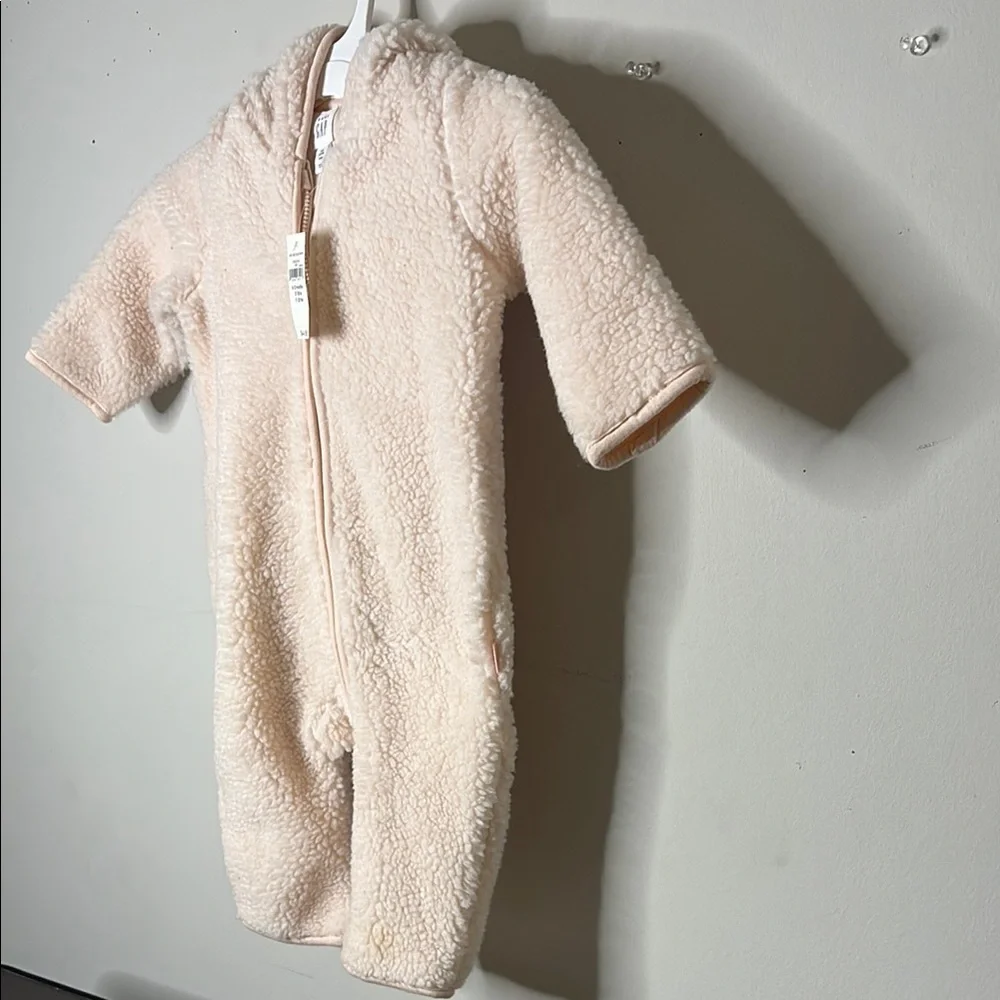 GAP Cream Fleece Kids Footie